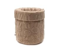 Jollein Cesta de almacenaje para Cambiador - Miffy Jacquard Terry - Biscuit - Organizador para Cambiador - Accesorio para Cambiador - 35x30 cm
