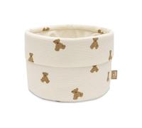 Jollein Cesta para Cambiador - Pequeño gofre - Mini Osito de Peluche - Organizador para Cambiador - Accesorio para Cambiador - 14 x 18 cm