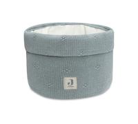 Jollein Cesta para el cuidado - Cosy Knit, verde mar - 60% algodón, 40% acrílico - 14 x 18 cm - Verde