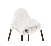 Jollein Cojín para Trona - Leafy Dreams - para Trona Antilop - con Soporte Lumbar y Lateral - Fácil de Limpiar - Reductor de Asiento para Trona - Recubierto de TPE