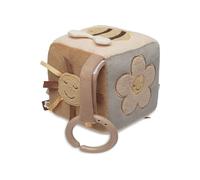 Jollein- Dados de Juego, Multicolor, 12 x 12 x 12 cm (119-001-67018)