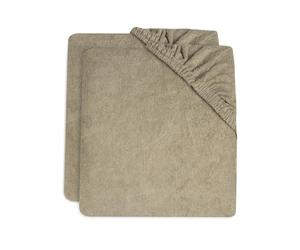 Jollein Funda cambiador de rizo verde oliva 2 piezas 2550-503-67058