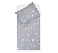 Jollein - Funda de edredón (100 x 140 cm), color gris