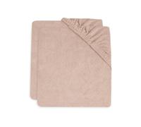 Jollein Funda para cambiador, diseño de rosa salvaje, 2 unidades, 50 x 70 cm, rizo de algodón, color rosa viejo