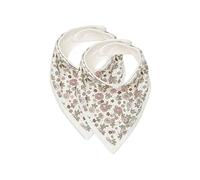 Jollein Juego de 2 baberos bandana, Flores retro, Talla única