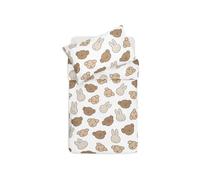Jollein Ropa de cama infantil - Miffy and Friends - 100 x 140 cm - 100% algodón - Certificado OEKO-TEX - Ropa de cama de bebé con funda de almohada - Juego de ropa de cama