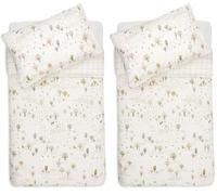 Jollein Juego de Cama Infantil - Tiny Park - 100x140cm - 100% algodón - Certificado Oeko-Tex - Juego de Cama para bebé con Funda de Almohada (Paquete de 2)