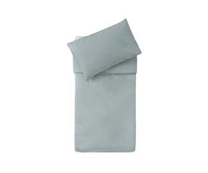 Jollein Juego de ropa de cama infantil - Twinkling Green - 100 x 140 cm - 100% algodón - Certificado OEKO-TEX - Ropa de cama de bebé con funda de almohada