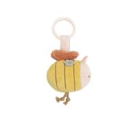 Jollein Juguete para cochecito - Pretty Picnic - Para cochecitos y sillas de coche - Sensorial con papel arrugado y campanilla - Con anilla de plástico para sujetar - Juguete para bebé