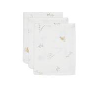 Jollein Lovely Birds - Manoplas de baño para bebé, 3 Unidades, 15 x 20 cm, 100% algodón, con Certificado Oeko-Tex