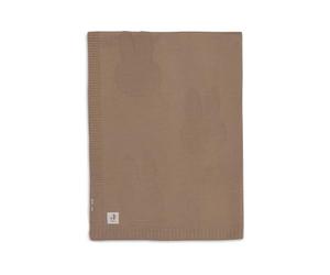 Jollein Manta para bebé - Biscuit - Miffy and Friends - 75x100cm - Algodón - para Cuna - 0.5 TOG - Certificación Oeko-Tex