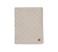 Jollein Manta para bebé Box Knit - arena cálida/terciopelo - 75 x 100 cm - 100% algodón - para cuna - 1,5 TOG - Certificado GOTS