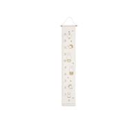 Jollein Medidor de altura infantil - Miffy Family Farm - Tela para habitación infantil - Con motivos de la granja Miffy - Para colgar - Decoración infantil - Captura el crecimiento y crea recuerdos