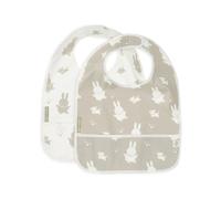 Jollein Miffy & Snuffy Babero set de 2 impermeable verde oliva