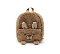Jollein Mochila infantil - Con correa para el pecho - Tejido de peluche - Bunny Luz
