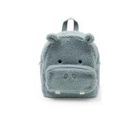 Jollein Mochila infantil - Con correa para el pecho - Tejido de peluche - Hippo Happy