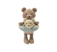 Jollein Muñeca de baño Baby - Osito de peluche - Muñeca de baño flotante con flotador desmontable - Bañera de juguete - Juguete de baño lavable