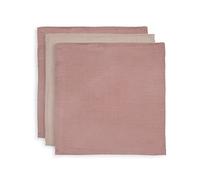 Jollein - Paño de Boca hidrofílico de bambú (3 Piezas, 31 cm, Largo x 31 cm, Ancho, Rosa pálido