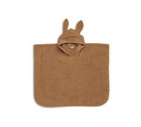 Jollein Poncho de baño de 65 x 62 cm, Toalla con Capucha Caramel | 533-550-00092