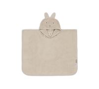 Jollein Poncho de baño para niños y bebés - Miffy - Arena cálida - 100% algodón - Tejido de Rizo - Certificado Oeko-Tex - Toalla de Poncho - Poncho de baño para bebés niñas y niños