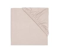 Jollein Sábana Bajera Ajustable de Punto - para Cuna - Rosa Salvaje - 40/50 x 80/90 cm - 100% algodón - Rosa Viejo