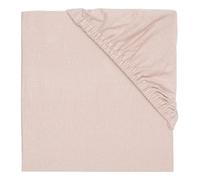 Jollein Sábana Bajera Ajustable para Parque Infantil, 75 x 95 cm, 100% algodón, Color Rosa Oscuro