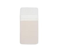 Jollein Sábana Bajera para Cuna - Elephant Tales - 75x100cm - para Cuna de bebé - 100% algodón - Sin elástico - Certificación Oeko-Tex