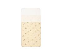 Jollein Sábana infantil - Kangaroots/Dusty Dot - 120x150cm - 100% algodón - Sábana encimera sin elástico - Certificado OEKO-TEX