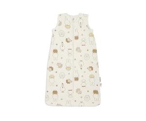 Jollein Saco de Dormir para bebé Jersey - 110 cm - Miffy Family Farm - 100% algodón - 0,5 TOG - Saco de Dormir de Verano para bebé - con Cremallera - Certificado Oeko-Tex