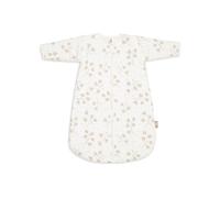 Jollein Saco de Dormir Redondo para bebé, 60 cm, algodón, 2.5 a 3.5 TOG, Mangas Desmontables, Certificado Oeko-Tex, Ideal para Invierno, Primavera y otoño - Estampado Leafy Dreams.
