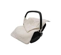 Jollein Saco Miffy Teddy, Oatmeal - para asiento de coche del grupo 0+ y cochecito - para cinturón de 3 puntos y 5 puntos