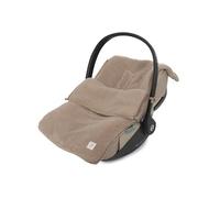 Jollein Saco para silla de paseo Cloudy Rib - Milky Coffee - Para sillas de auto para bebés, sillas de auto del Grupo 0+ y cochecitos - Para arneses de 3 y 5 puntos