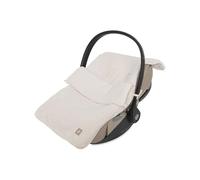 Jollein Saco para silla de paseo Cloudy Rib - Oatmeal - Para sillas de auto para bebés, sillas de auto del Grupo 0+ y cochecitos - Para arneses de 3 y 5 puntos - Con estructura acanalada y forro polar