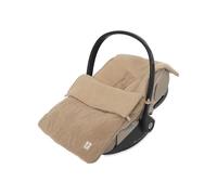 Jollein Saco para Silla de Paseo Miffy Jacquard Teddy - Biscuit - para sillas de Coche de bebé, Grupo 0+ y cochecitos - para arneses de 3 y 5 Puntos - Tejido Jacquard con Forro de Peluche