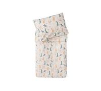 Jollein Set de ropa de cama infantil, 100 x 140 cm, 100% algodón, certificado Öko-Tex, con funda de almohada, 2 piezas