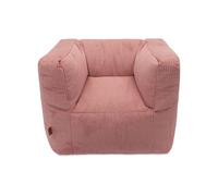 Jollein Sillón Infantil Corduroy Wild Rose - Sillón Suave de Pana para niños - Ligero y Acogedor habitación de los niños - Rosa Viejo