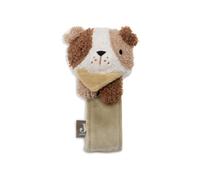 Jollein Sonajero de muñeca Baby - Mick - Sonajero Suave con Correa de Velcro - Juguetes para bebés para Llevar a Todas Partes - Juguete sensorial - Desde el Nacimiento