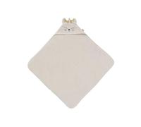 Jollein Toalla con Capucha para bebé - Charlie - 75x75cm - 100% Algodón - Tela de Rizo - Certificación Oeko-Tex - Toalla con Capucha para bebé - Toalla con Capucha para niñas y niños