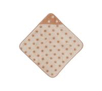 Jollein Toalla con Capucha para bebé - Jacquard Sun - 75x75 cm - 100% algodón - Tejido de Rizo - Certificado Oeko-Tex - Toalla con Capucha para bebé - Toalla con Capucha para niñas y niños