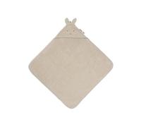 Jollein Toalla con Capucha para bebé - Miffy/Arena cálida - 75x75 cm - 100% algodón - Tejido de Rizo - Certificado Oeko-Tex - Toalla con Capucha para bebé - Toalla con Capucha para niñas y niños