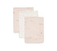 Jollein Toallitas para bebé - Pretty Picnic - Pack de 3 - 15x20 cm - Muselina - 100% algodón - Toallitas para bebé - Certificado OEKO-TEX
