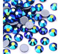 Jollin Hot Fix Cristales de imitaci?n con parte posterior plana Diamantes de imitaci?n Gemas 48 mm 20 SS 1440 piezas Jet AB