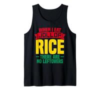 Jollof Arroz Comida africana Como Ghana Comida Arroz Jollof Camiseta sin Mangas