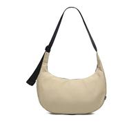 JOLLQUE Bolso cruzado de media luna de nailon, bolsos de hombro ligeros para las mujeres y los hombres, grandes albóndigas casuales Hobo bolsa con correa ajustable más tamaño amigable, caqui, L35 x