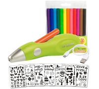 JOLLY- Aerógrafo para niños, 12 Colores, Juego de 20 Piezas (Brevillier - Urban & Sachs GmbH & Co KG 4446-0001)