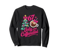Jolly Caffeinated Coffee Creme Xmas Tree 67 Six Seven Meme Sudadera