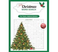 Jolly Christmas Word Search: Large Print Puzzle Book for Teens, Adults & Seniors - 100 Festive Puzzles and 2500 Holiday Words