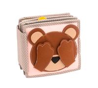 Jolly Designs Mini Quiet Book P Boo - Montessori Toys a partir de 6 meses - Promueve la motricidad y la percepción sensorial - Libro de tela para bebés - Libro de fieltro hecho a mano - Perfecto
