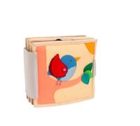 Jolly Designs® Premium Quiet Book para bebés y niños pequeños | Montessori juguetes a partir de 1 año | libro de habilidades motoras de fieltro con diversas actividades | promover la motricidad fina,