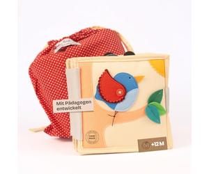 Jolly Designs® Premium Quiet Book para bebés y niños pequeños | Montessori juguetes a partir de 1 año | libro de habilidades motoras de fieltro con diversas actividades | promover la motricidad fina,